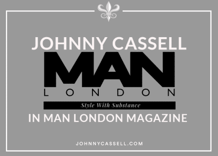 Johnny Cassell In Man London Magazine